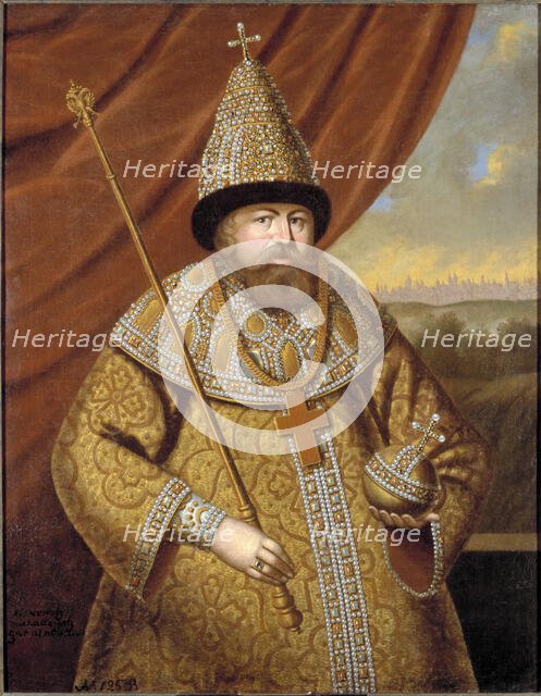 Alexei Mikhailovich, Tsar of Russia, c17th century. Creator: Anon.