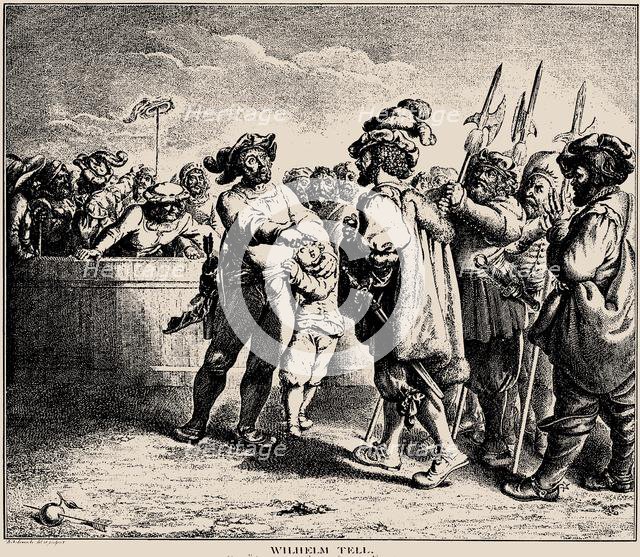 Wilhelm Tell, 1781. Creator: Chodowiecki, Daniel Nikolaus (1726-1801).