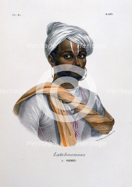 'Latchoumana', 1828. Artist: Marlet et Cie