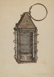Lantern, c. 1939. Creator: Esther Williams.