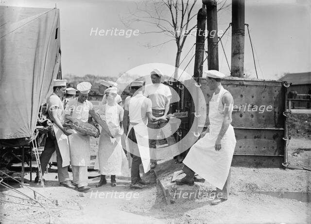Marine Corps, U.S.N. School of Baking, 1917. Creator: Harris & Ewing.