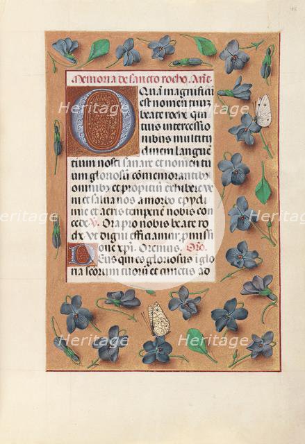 Hours of Queen Isabella the Catholic, Queen of Spain: Fol. 182r, c. 1500. Creator: Master of the First Prayerbook of Maximillian (Flemish, c. 1444-1519); Associates, and.