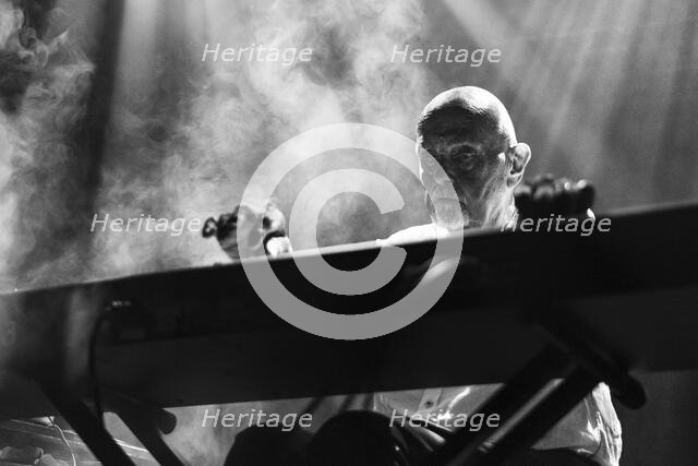 Hans-Joachim Roedelius live at the Jazz Café, London, Apr 2024. Creator: Annapaola Marchesani.