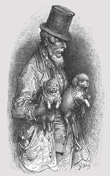 'The West End Dog Fancier', 1872.  Creator: Gustave Doré.