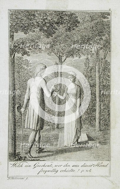 Illustration to Becker's Pocketbook für 1799. Creator: Daniel Nikolaus Chodowiecki.