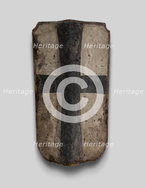 Hand Pavise with the Coat of Arms of the Teutonic Order, Germany, c. 1450. Creator: Unknown.