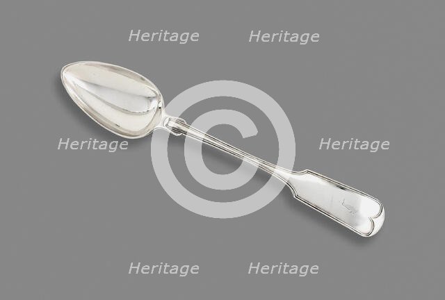 Serving Spoon, c. 1832/46. Creator: Bailey & Kitchen.