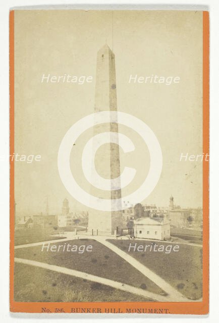 Bunker Hill Monument, 1845/1900. Creator: Unknown.