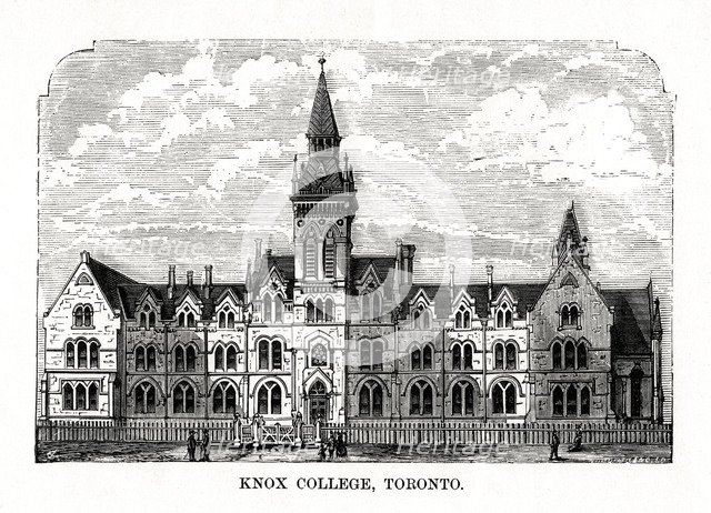 Knox College, Toronto, Ontario, Canada, 19th century. Artist: Unknown