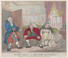 Intrusion, or The Doctor Disturb'd, January 1, 1786., January 1, 1786. Creator: Thomas Rowlandson.
