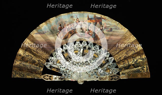 Fan, 1840-70. Creator: Unknown.