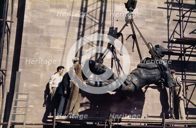 Raising the devil, 1961-1962. Artist: John Laing.