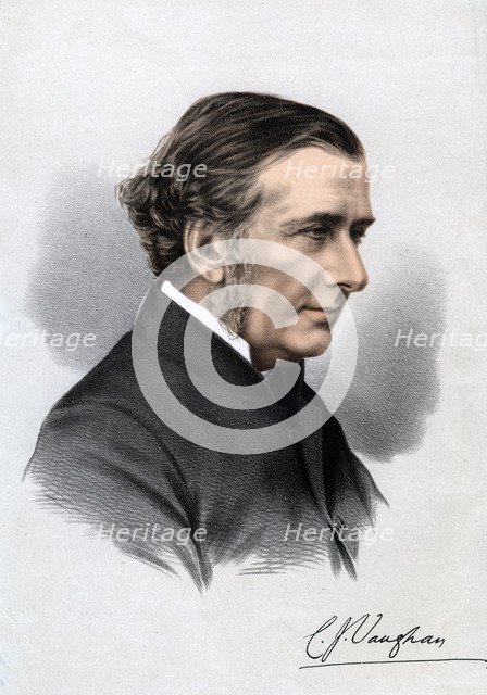 Reverend Charles John Vaughan, Harrow Headmaster and Dean of Llandaff, 19th century. Artist: Unknown