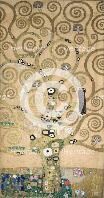 The Stoclet Frieze, Detail: The Tree of Life , 1905-1909. Creator: Klimt, Gustav (1862-1918).