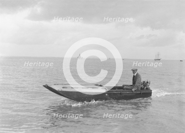 Mr Baker's boat, 1922. Creator: Kirk & Sons of Cowes.