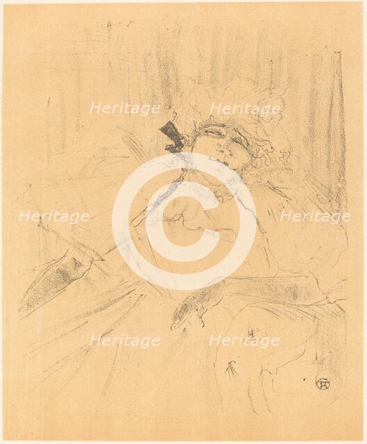 Old Song (Chanson ancienne), 1898. Creator: Henri de Toulouse-Lautrec.