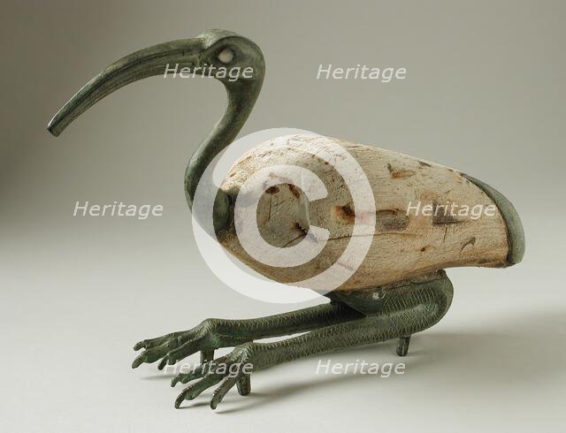 Composite Ibis Figure (image 2 of 2), 712-332 B.C.. Creator: Unknown.
