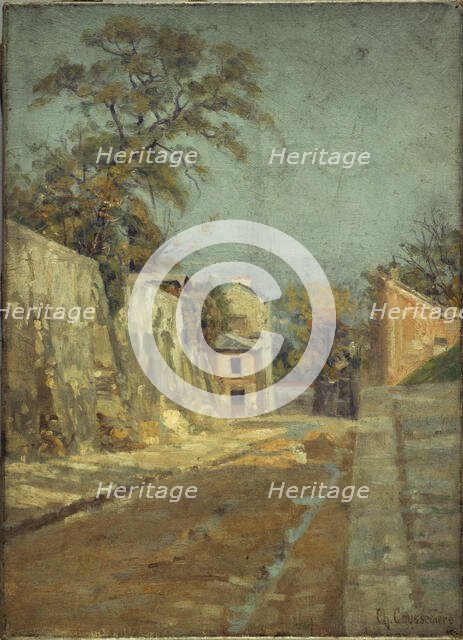 Rue des Saules in Montmartre, c1895. Creator: Charles Jean Coussediere.