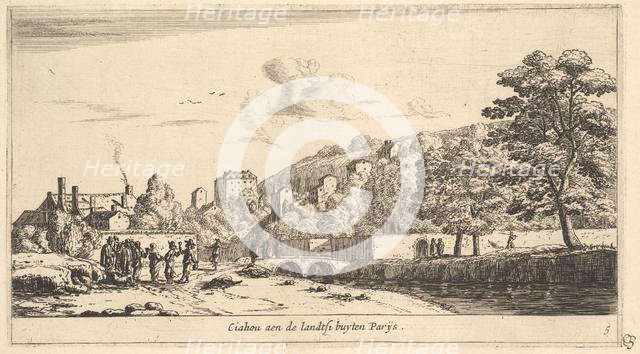 View of Chaillot in Paris, 17th century. Creator: Reinier Zeeman.