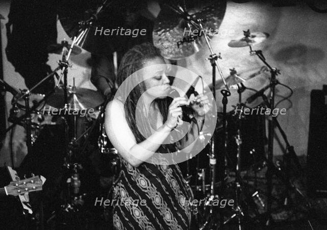 Cassandra Wilson, Jazz Café, Camden Town, London, April 1994. Creator: Brian O'Connor.