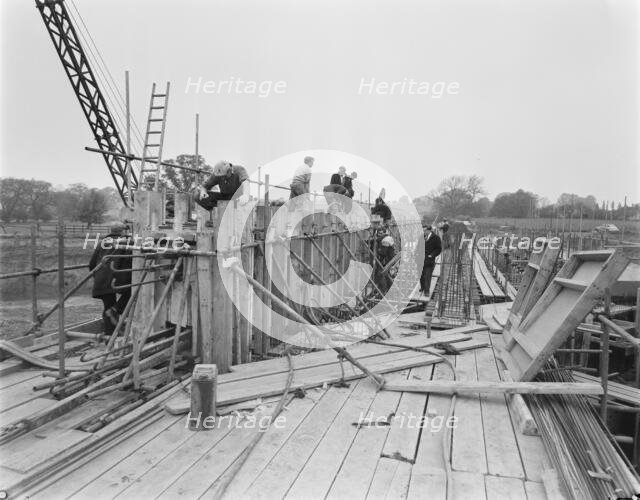 M6 Motorway, Hyde Lea, Stafford, Staffordshire, 06/1961. Creator: John Laing plc.