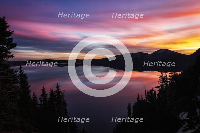 Crater Lake Sunrise. Creator: Joshua Johnston.