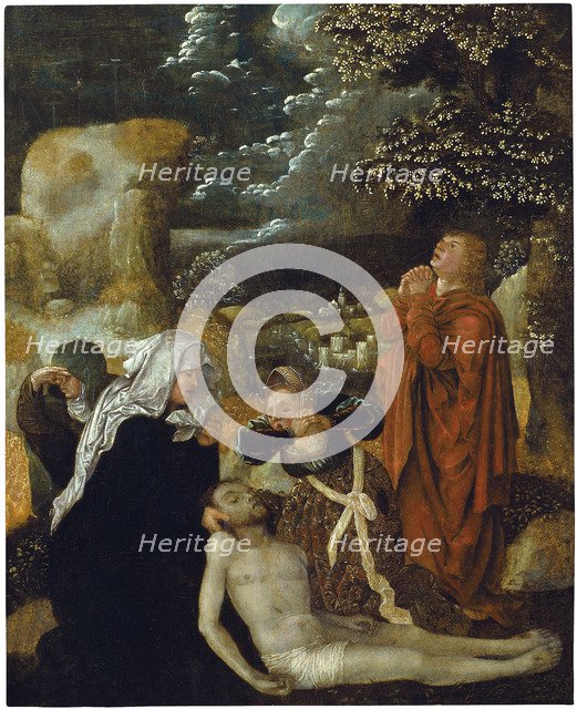 The Lamentation over Christ. Artist: Apt, Ulrich, the Elder (1460-1532)