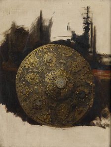 Study of an Oriental Shield, 1879. Creator: Stanislaus von Chlebowski.