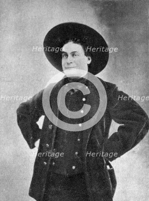 Aristide Bruant, French cabaret singer, comedian and nightclub owner, 1901. Artist: Unknown