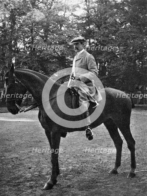 Colonel Brocklehurst at Bernsdorff, 1908.Artist: Queen Alexandra