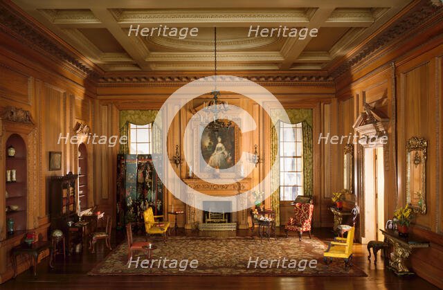 E-7: English Drawing Room of the Early Georgian Period, 1730s, United States, c. 1937. Creator: Narcissa Niblack Thorne.