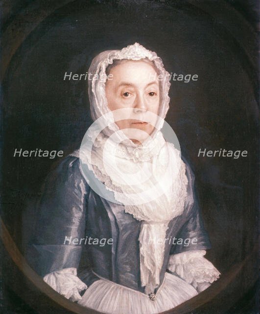 Portrait of Mrs. E.B., 1741. Creator: Francis Kyte.