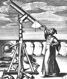 Johannes Hevelius, German astronomer, 1647. Artist: Unknown
