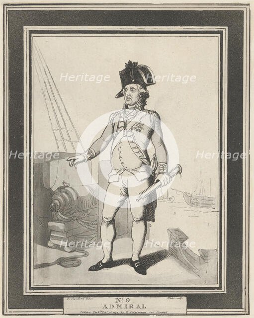 No. 9: Admiral, February 15, 1799. Creator: Henri Merke.
