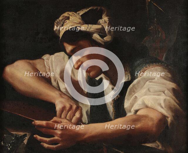 Portrait of Ercole Lelli (1702-1766), c1725. Creator: Sorbi, Giovanni (1695-1764).