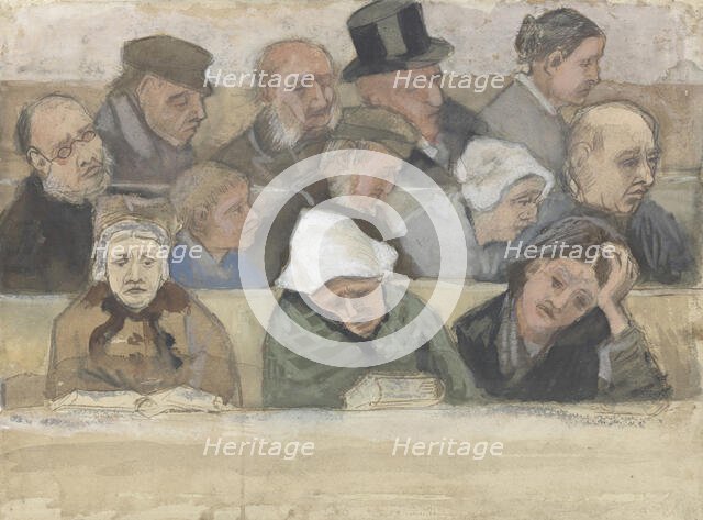 In church, 1882. Creator: Gogh, Vincent, van (1853-1890).