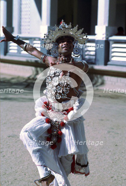 Sri Lankan dancer. Artist: CM Dixon Artist: Unknown