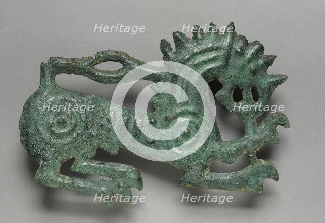 Lion Plaque, 1000-500 BC. Creator: Unknown.