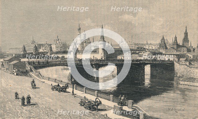 'General View of the Kremlin', c1900.  Artist: John Hellawell.