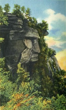 'Caesar's Head, Altitude 3,227 Feet, Highest Point in South Carolina', 1942. Creator: Unknown.