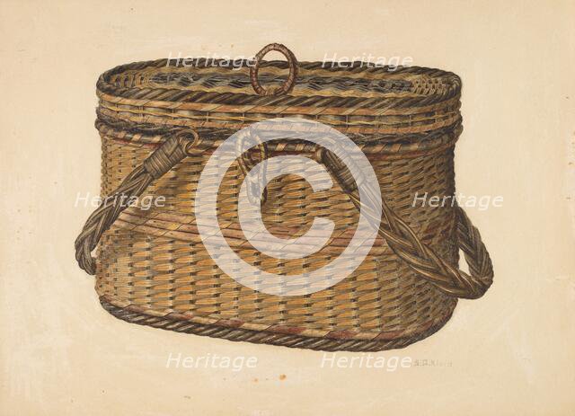Cap Basket, c. 1938. Creator: Samuel O. Klein.