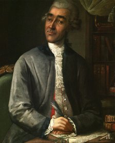 Portrait of the writer Vasily Grigorievich Ruban', (1742-1795), 1786. Creator: Klipekov (Klepikov), Alexei Fyodorovich (1761-?).