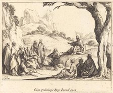 Sermon on the Mount, 1635. Creator: Jacques Callot.