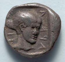 Half Drachm: Despoina (reverse), 490-417 BC. Creator: Unknown.