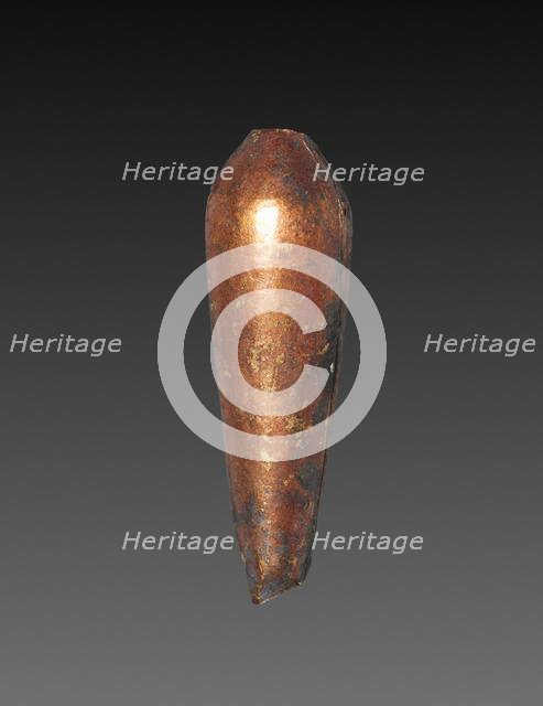 Teardrop-Shaped Bead, 1980-1801 BC. Creator: Unknown.