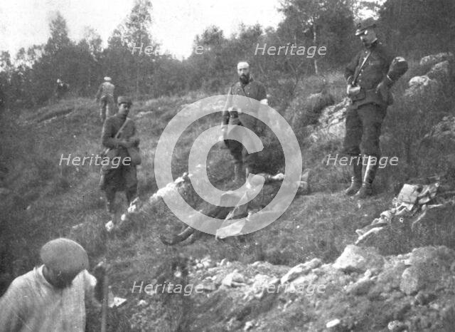 ''Scenes de Guerre; Notre victoire a ete achetee a prix de sang', 1914. Creator: Unknown.