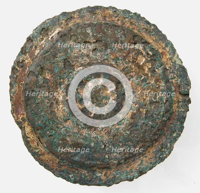 Flat Circular Ornament, Frankish (?), 6th-7th century (?). Creator: Unknown.