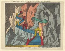 Scene 1, from Jack the Giant Killer, Scenes for a Toy Theater, 1870-90. Creator: Benjamin Pollock.