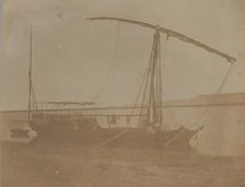 Nile Boat, Egypt, 1851. Creator: Attributed to Leavitt Hunt.