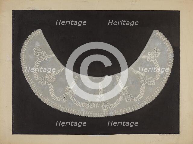 Collar, c. 1937. Creator: Marie Famularo.